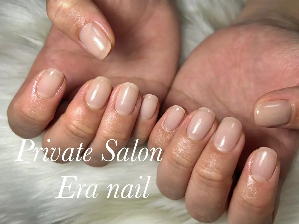 ネイル ワンカラーネイル シンプルネイル ハンドネイル Era nailのネイルデザイン