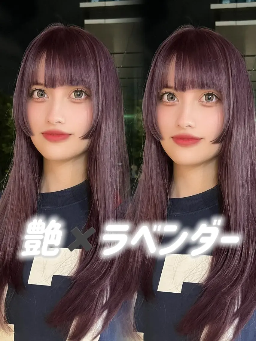 ロング カラー ヘアカラー トリートメント 柔らかい艶暖色 レイヤー🫧姫汝のヘアスタイル