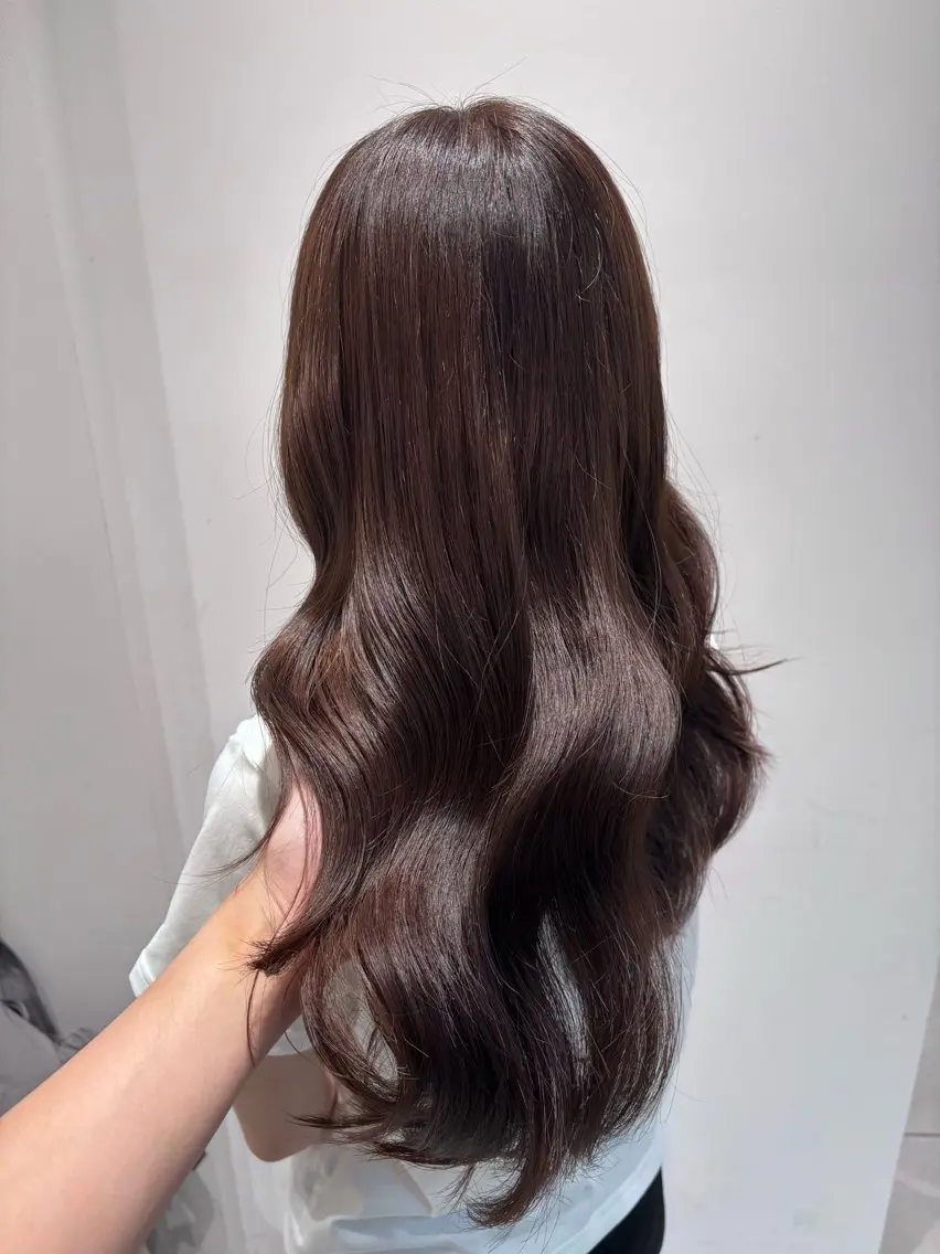 ロング ヘアカラー Rena/透明感 カラー/Wカラー🎀のヘアスタイル