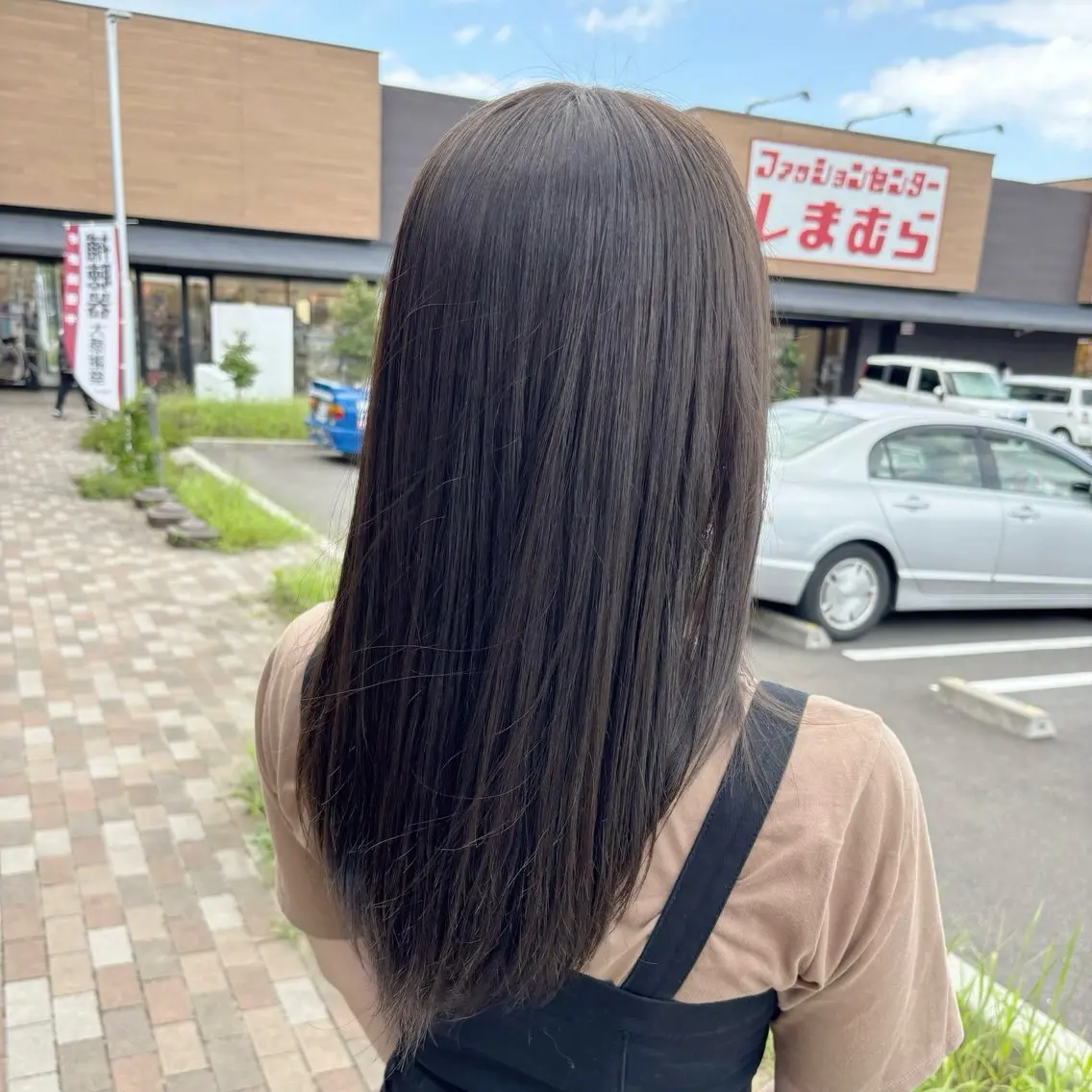 カラー 透明感カラー オリーブカラー 藤原 みやびのヘアスタイル