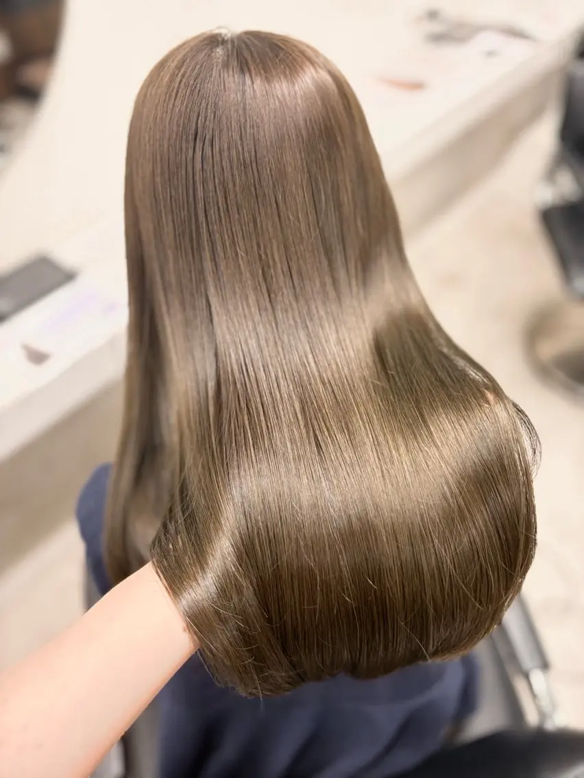 ロング ヘアカラー ブリーチなしダブル 🪄🎀RIOのヘアスタイル
