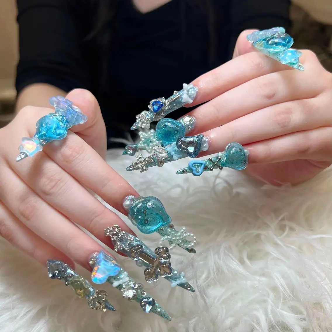 ネイル ハンドネイル ANH NAIL ゴテゴテ専門店💎のネイルデザイン