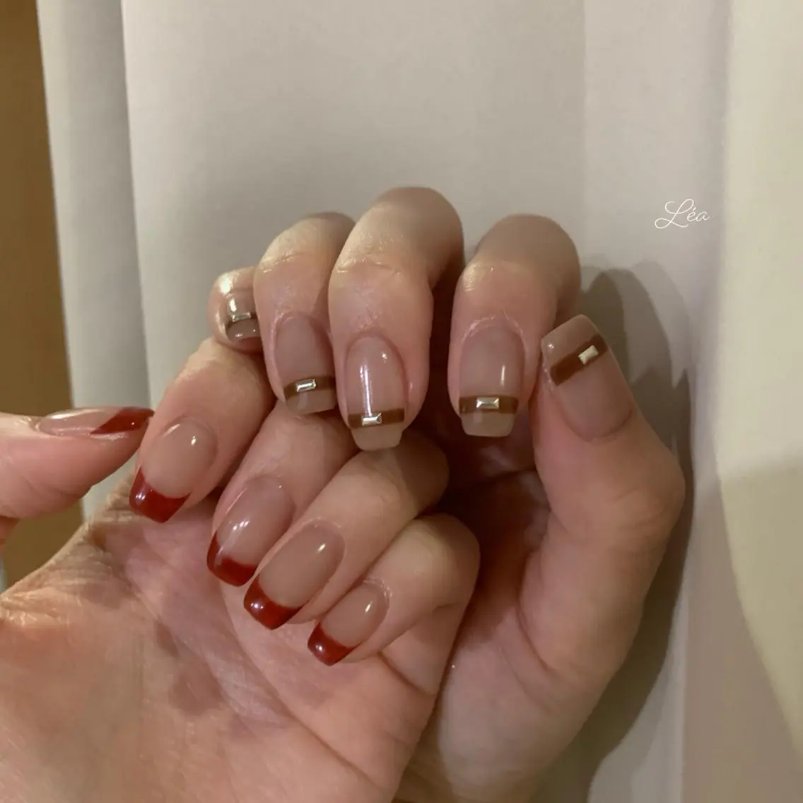 ネイル ジェルネイル 持ち込み パラジェル ソフトジェル Léa nailのネイルデザイン