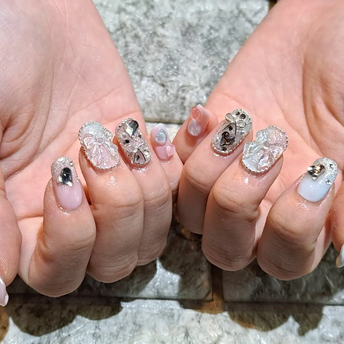 ネイル ハンドネイル RounGe町田店 🧸大谷のネイルデザイン