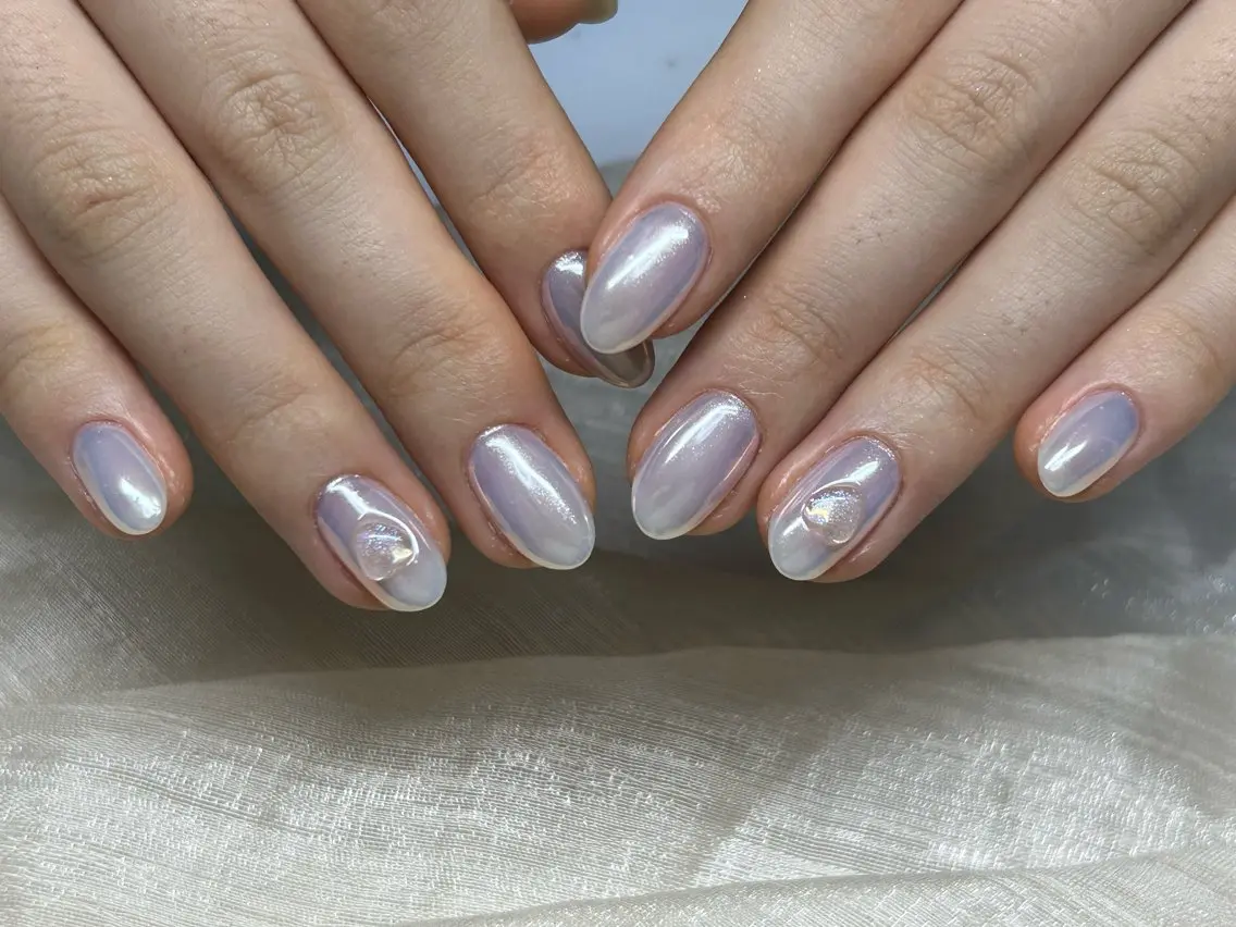 ネイル アートネイル 成人式 長さ出し フットネイル マグネットネイル ハンドネイル Lino Nailのネイルデザイン