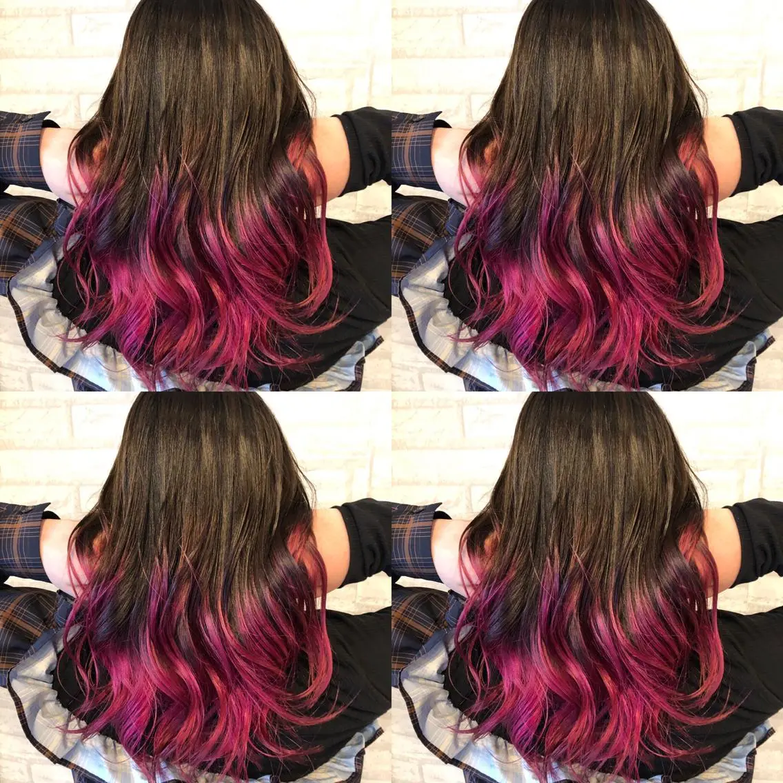 ミディアム カラー ブリーチ ピンクカラー トリートメント カット ヘアカラー トリートメント JILBLAN京都 ショート/ハイライトのヘアスタイル