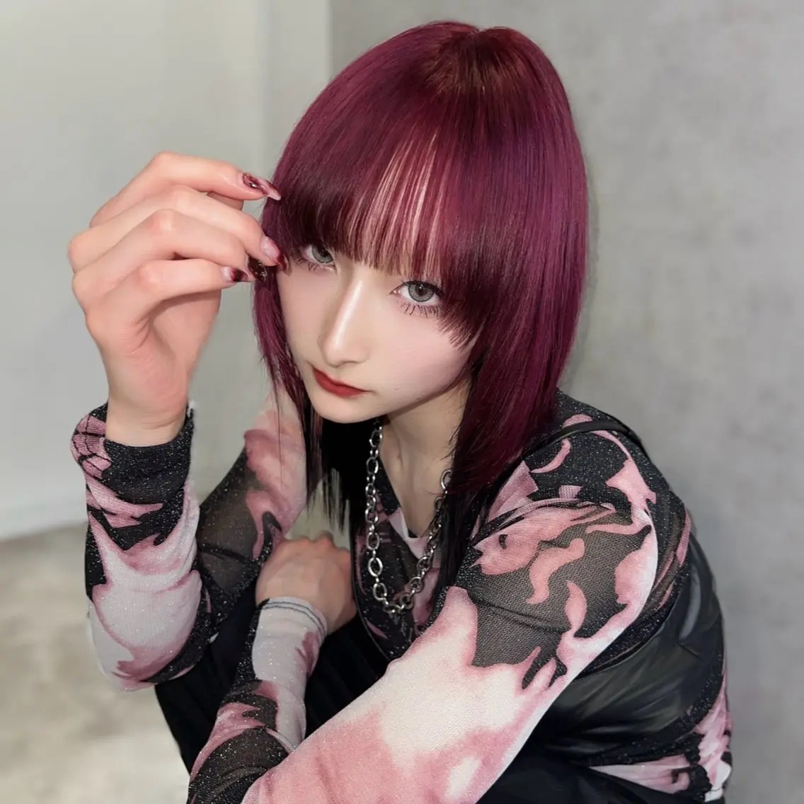 セミロング カラー ヘアカラー Ren. 🦋デザインカラーのヘアスタイル