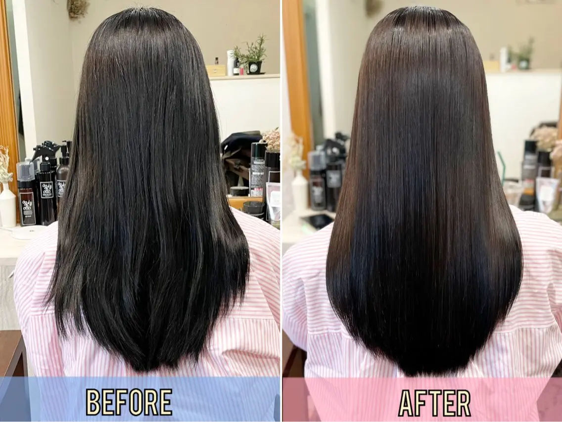 ロング 縮毛矯正 トリートメント 美髪矯正/髪質改善 レガロ堺市伏尾/松田のヘアスタイル