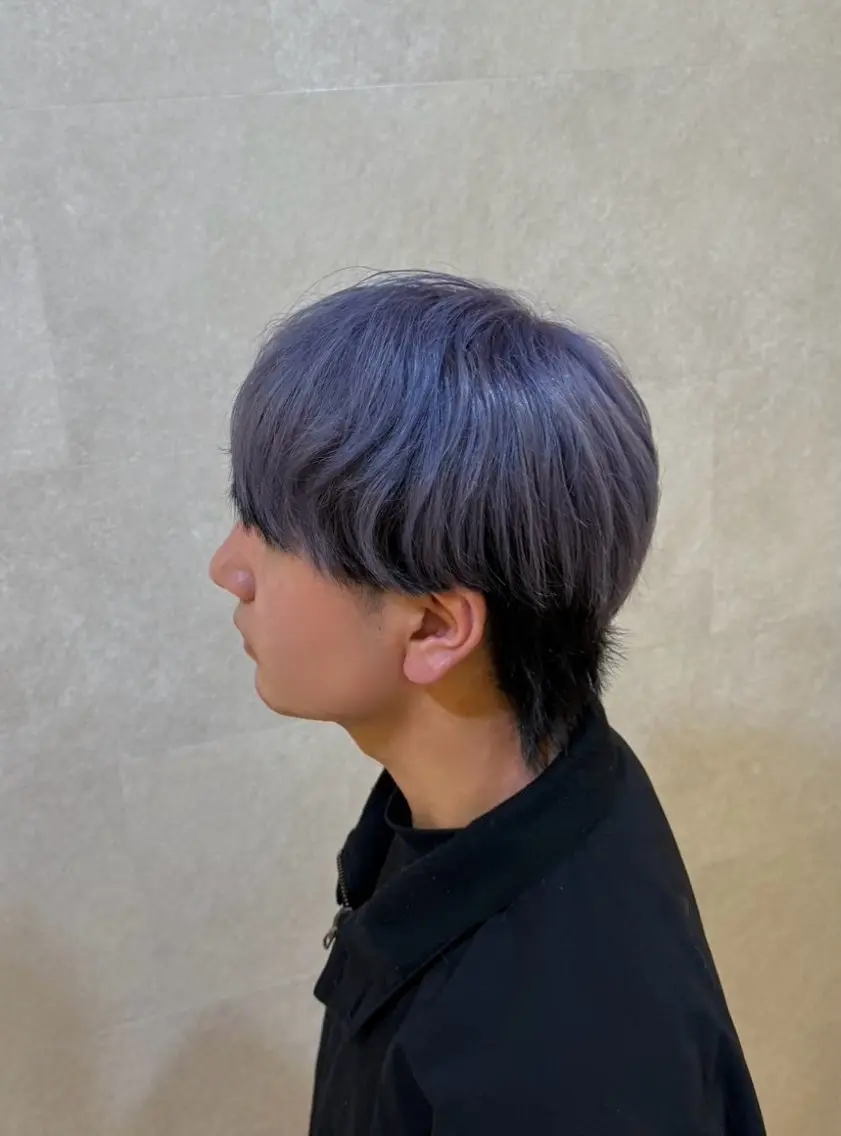 カラー デザインカラー カット ヘアカラー 郡山駅前美容師 熊田 歩夢のヘアスタイル