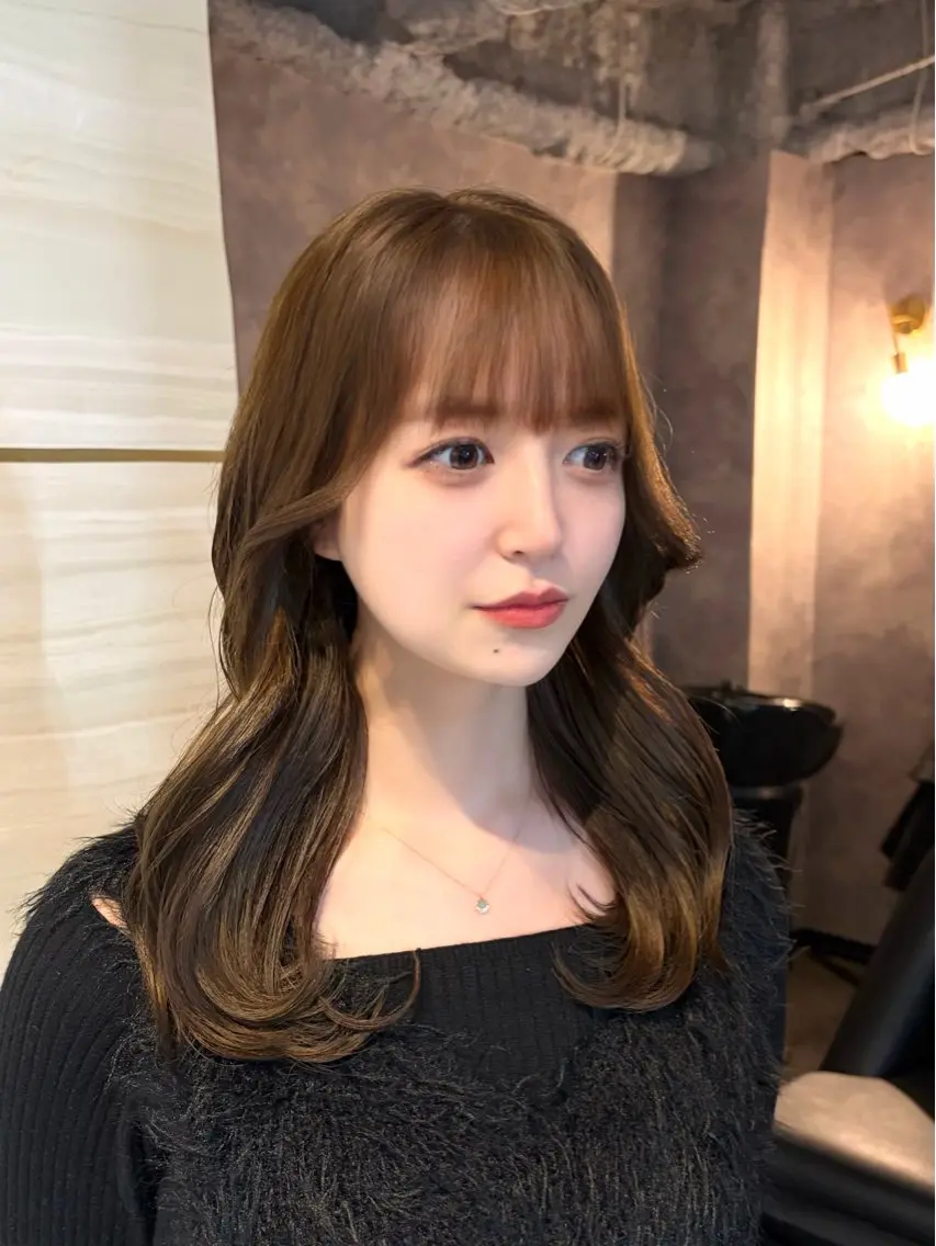 【ご新規様限定価格🖤】💗韓国風艶髪カラー💗保湿トリートメント付き✨艶髪ならお任せ下さい！！！の写真