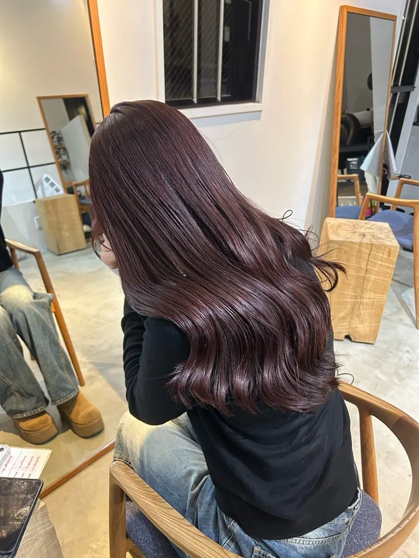 ロング カラー メイ🩰 梅田/ヘアセットのヘアスタイル