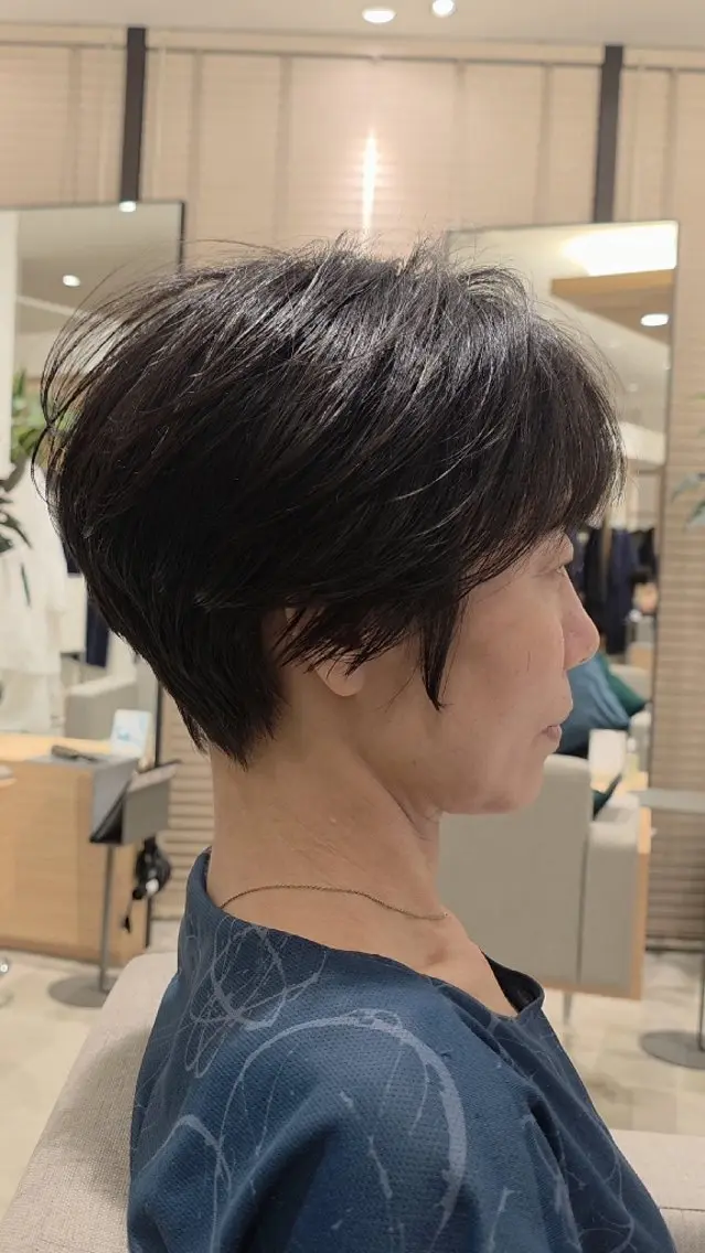 ショート カット トリートメント ✂髪質改善ストレート NO.1 深澤 颯斗のヘアスタイル
