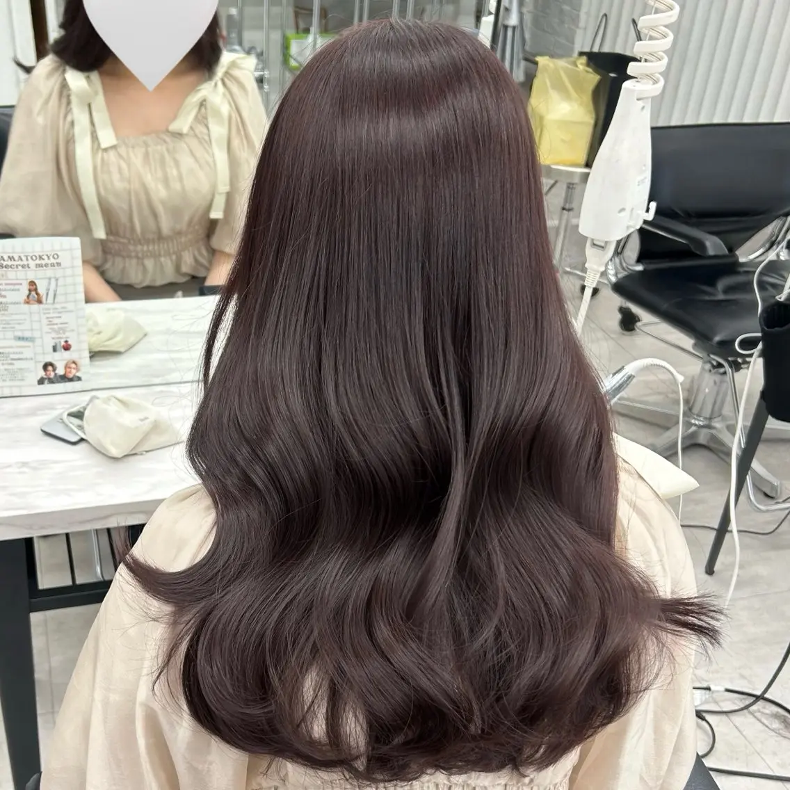ロング カラー カット ヘアカラー トリートメント 透明感カラー 古山 結季🌙🖤のヘアスタイル