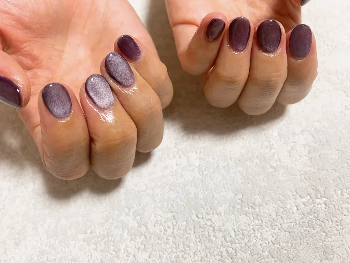 ネイル ジェルネイル キラキラネイル 韓国ネイル マグネットネイル メンズネイル kiki nail たまプラーザのネイルデザイン
