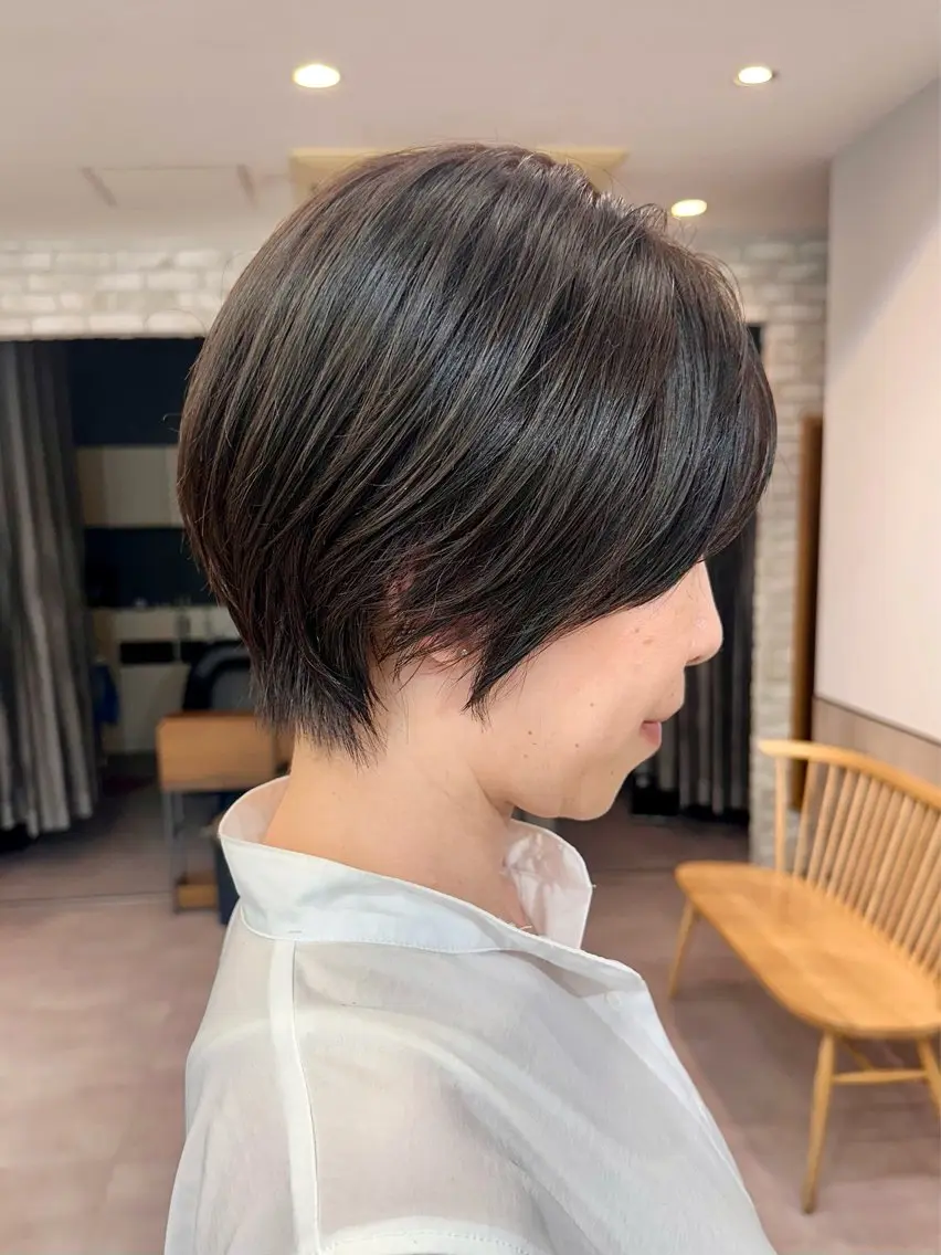 🌈私の得意な柔らかいショートカット🌟ショートの常識が変わります🤩トリートメント付き新規限定の写真