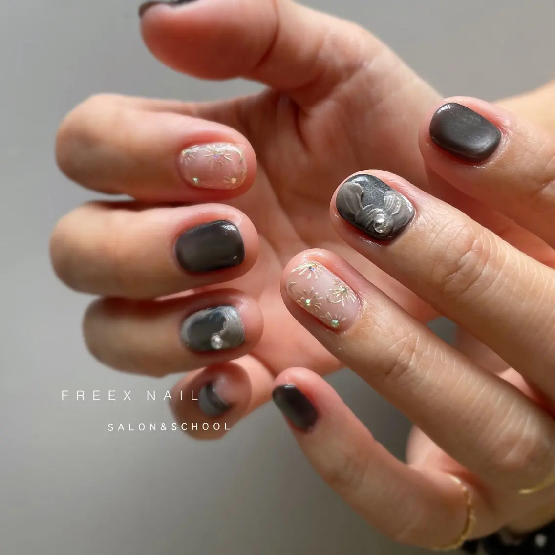 ネイル ニュアンスネイル ハンドネイル ハンドケア freex nail /ニュアンス/個性派のネイルデザイン