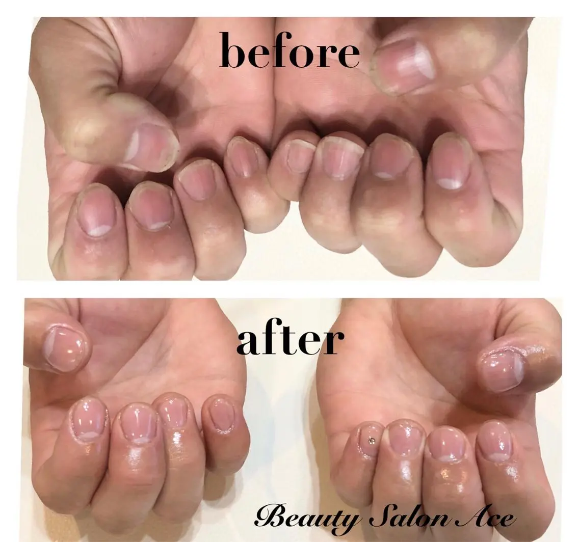 ネイル クリアネイル ジェルネイル マットネイル メンズネイル 池袋フィルイン Ace♡Nailのネイルデザイン