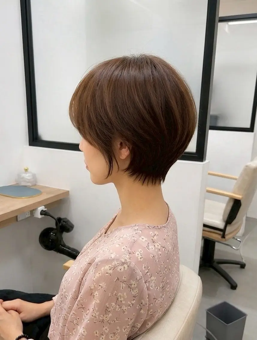 ショート カットモデル募集中 💇🏻　福田彩南のヘアスタイル