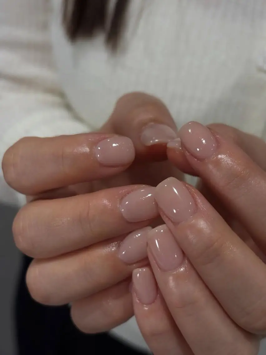 ネイル ワンカラーネイル 春ネイル Miu 川越東口ネイルサロンのネイルデザイン
