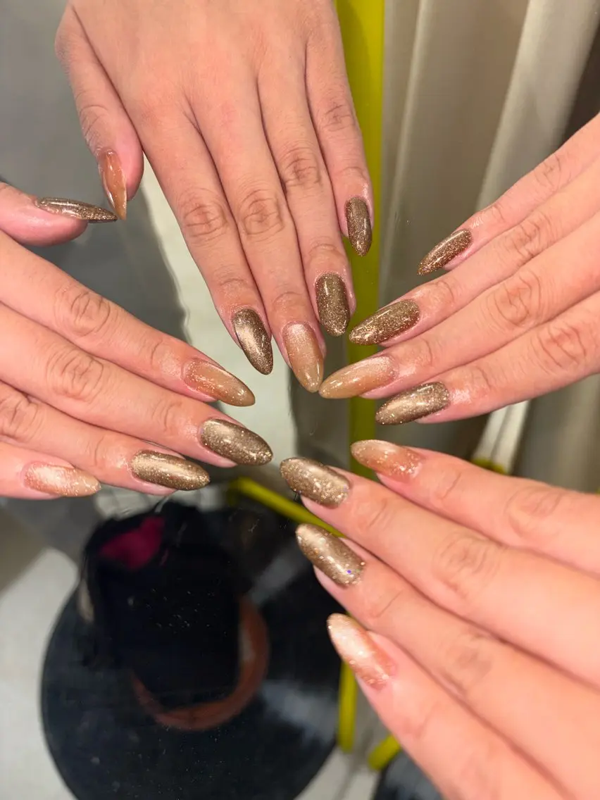 ネイル ハンドネイル 33nail✴️栄 スミレ❇️Gel-xのネイルデザイン