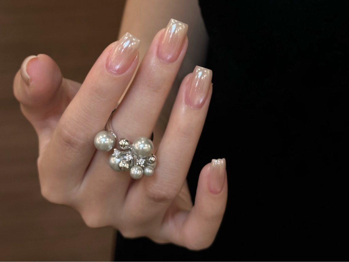 ネイル アニマル柄 べっ甲ネイル ボルドー ブラウン ジェルネイル ハンドネイル 🎀🎀YooLi Nail Salonのネイルデザイン