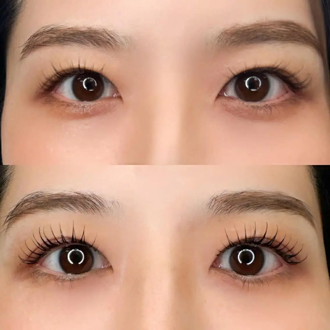 マツエク・マツパ 束感まつ毛 韓国風マツエク まつげパーマ 一重×まつ毛パーマ マツパ eyelash lotusのマツエク・マツパデザイン