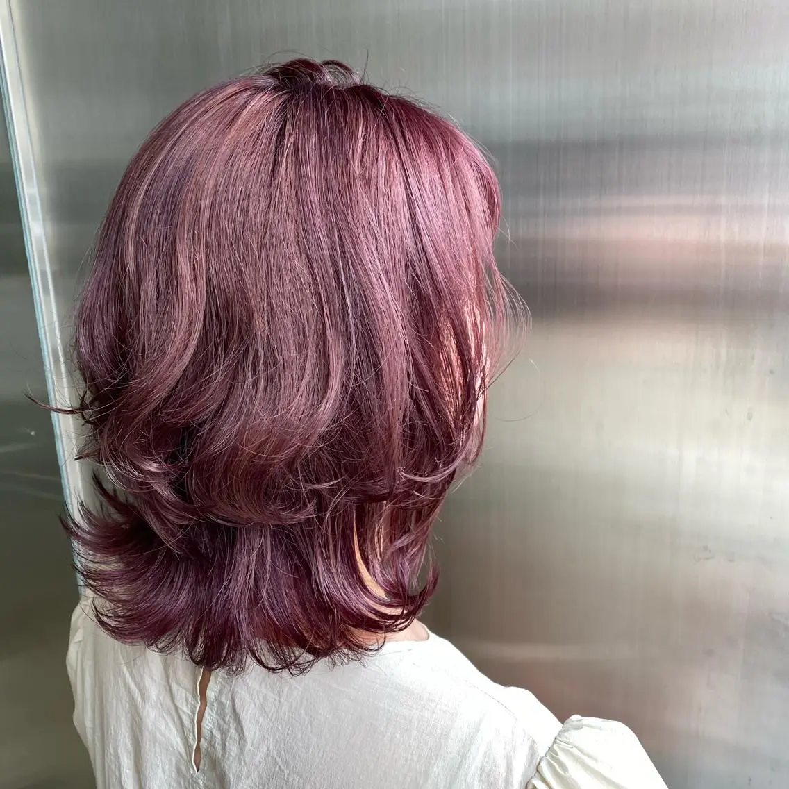 ミディアム カラー ダブルカラー 心斎橋/ヘアセット MASAKIのヘアスタイル