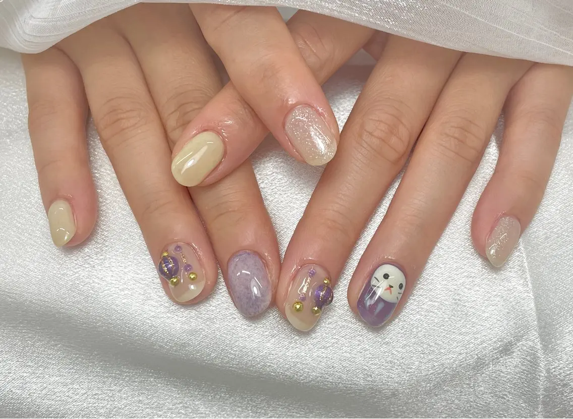 ネイル 持ち込み 夏 目のネイルデザイン