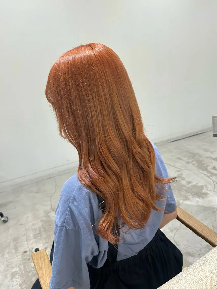 ロング カラー カット ヘアカラー トリートメント 🎀透明感カラー🎀 mikaのヘアスタイル