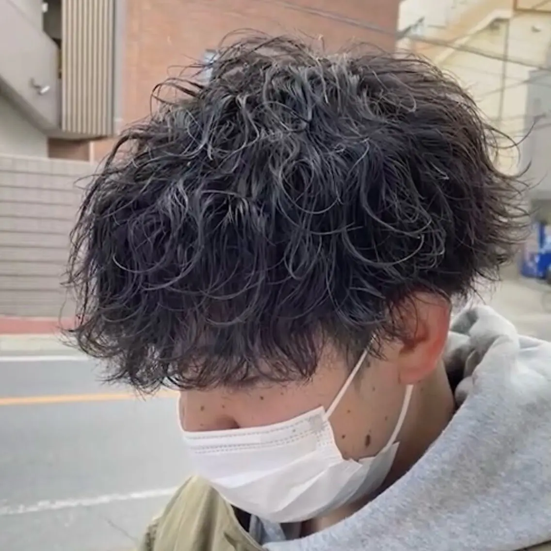 ショート パーマ メンズ カット パーマ ヘアセット 柏メンズ特化 THE3rdHAIRのヘアスタイル