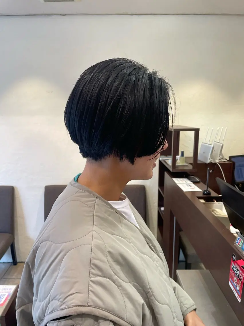 ショート カット トリートメント 桑田 新菜のヘアスタイル
