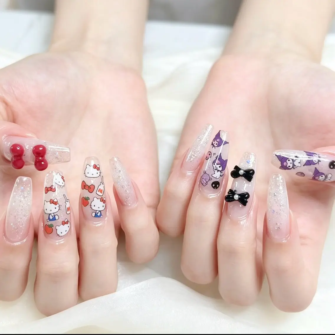 ネイル 🎀kira 長さだし💗モチ最高のネイルデザイン