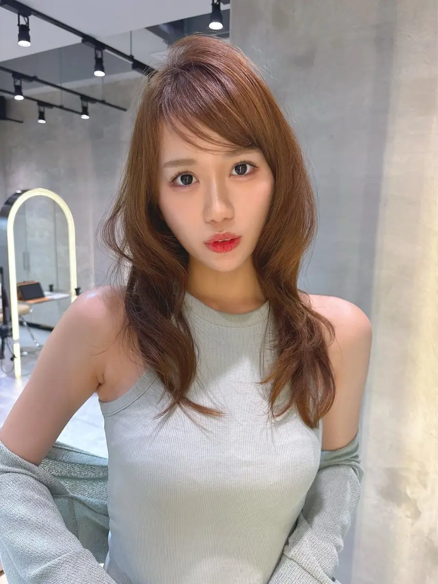 ロング カラー 仙台Ｉ韓国レイヤー Ｉ髪質改善Ｉ伊藤拓海のヘアスタイル
