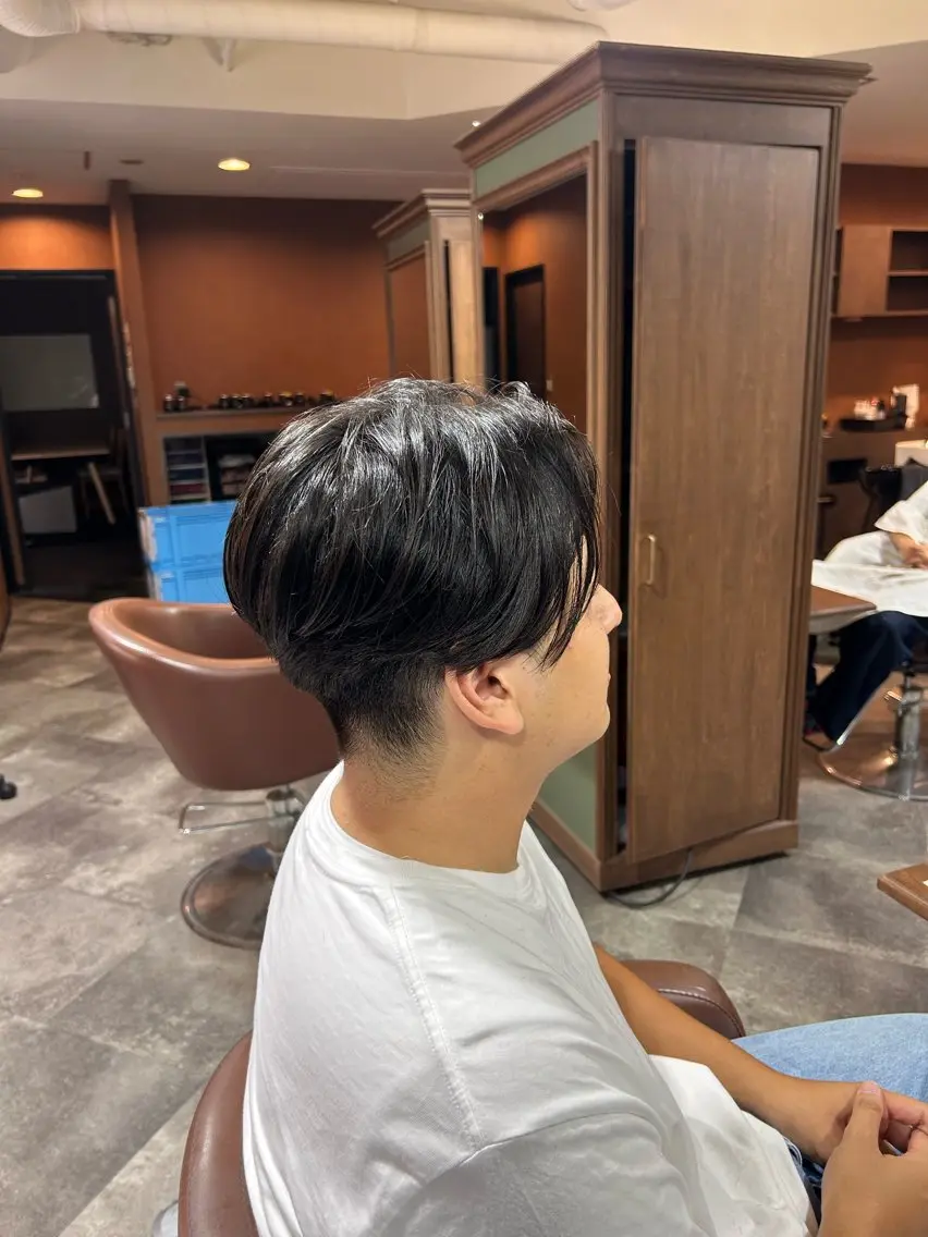 ミディアム メンズ 衛藤 星芭／カット無料天神のヘアスタイル