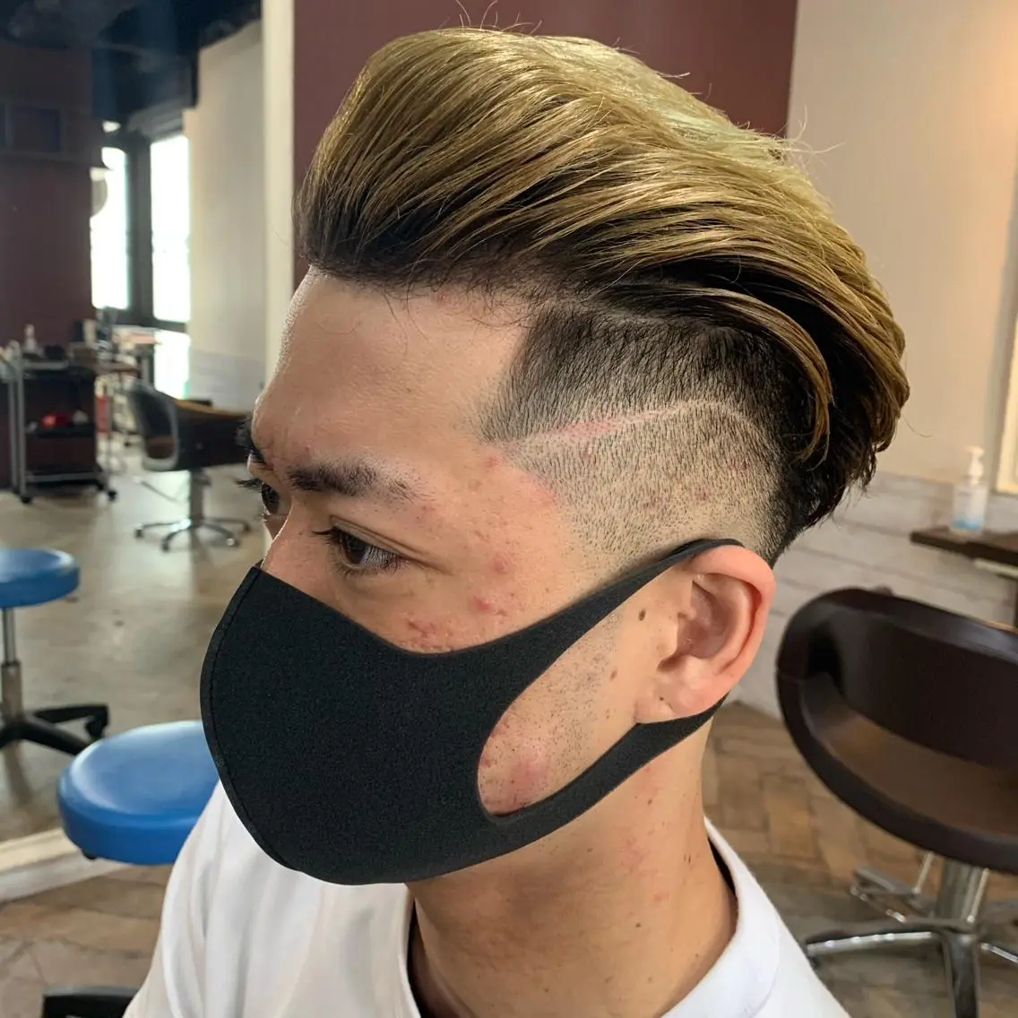 メンズ フェードカット スキンフェード カット メンズサロン ANSWERのヘアスタイル