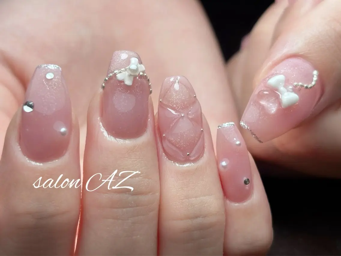 ネイル オフィスネイル ハンドネイル salon AZのネイルデザイン