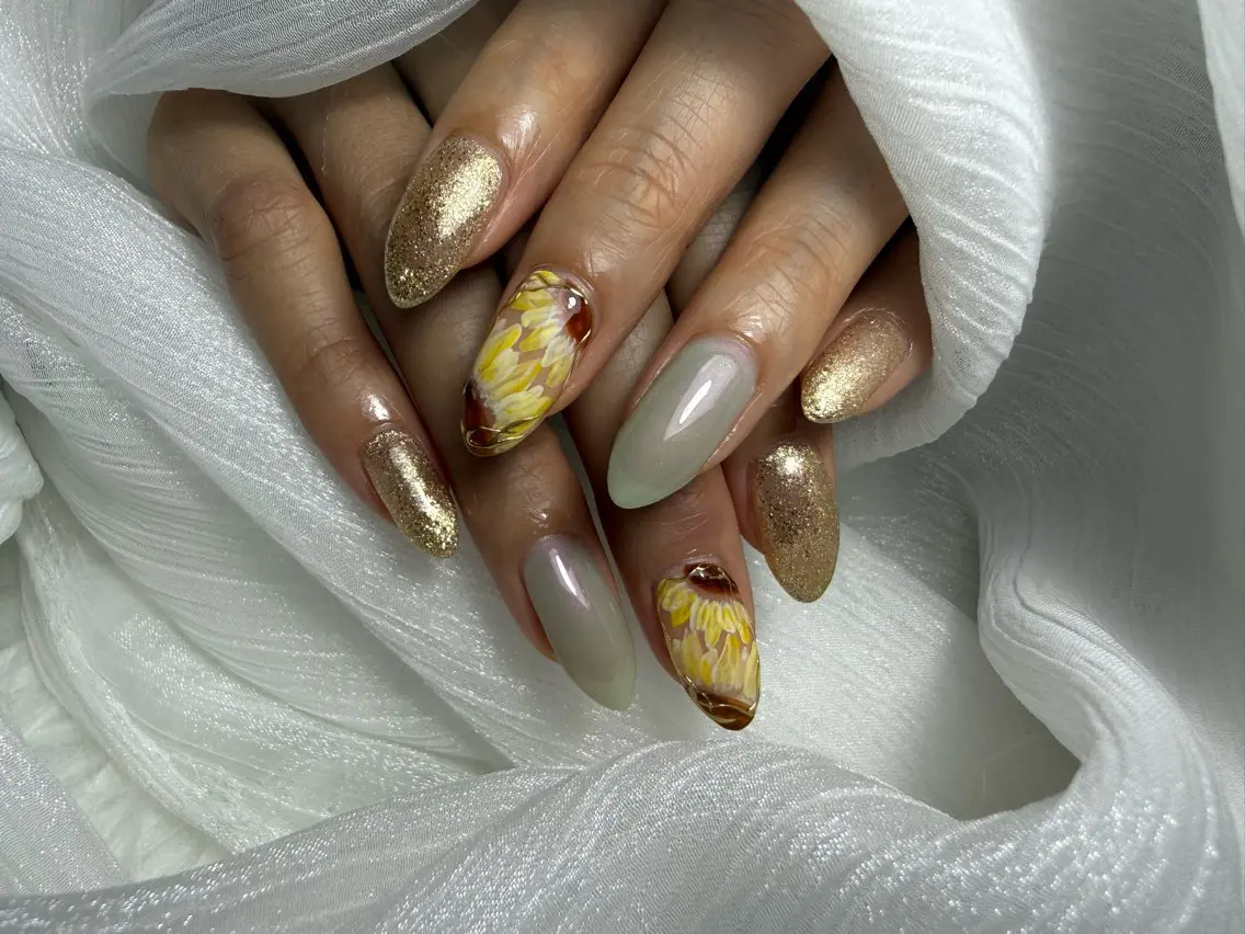 セミロング shandy nailのネイルデザイン