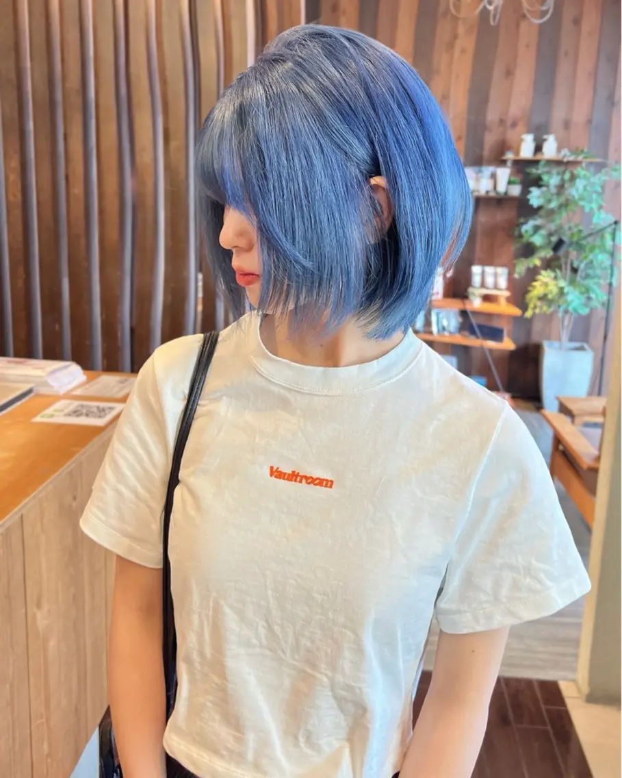 ミディアム ヘアカラー 具志 正太のヘアスタイル