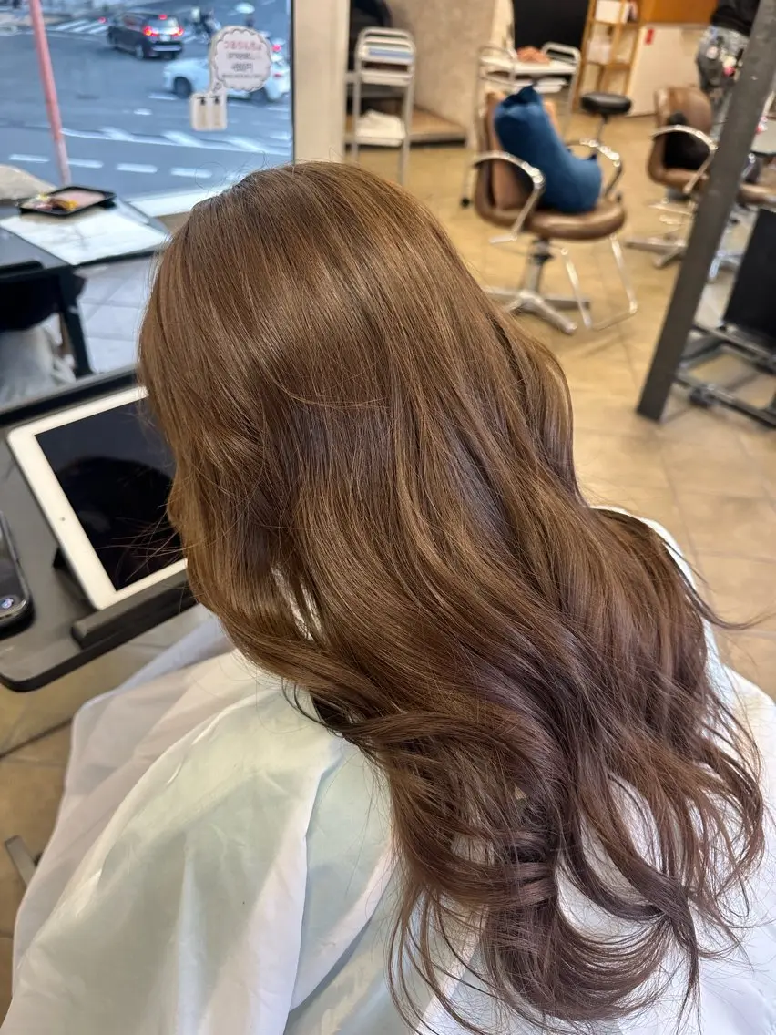 カラー カット ヘアカラー トリートメント ブリーチカラー/ わきたちえ🌻のヘアスタイル