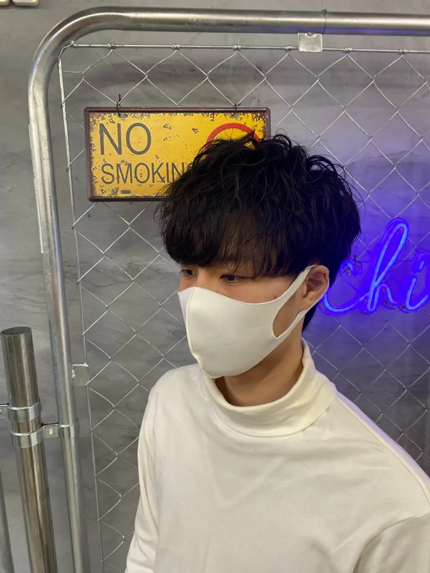 パーマ メンズ メンズサロンLOSS /rintaroのヘアスタイル