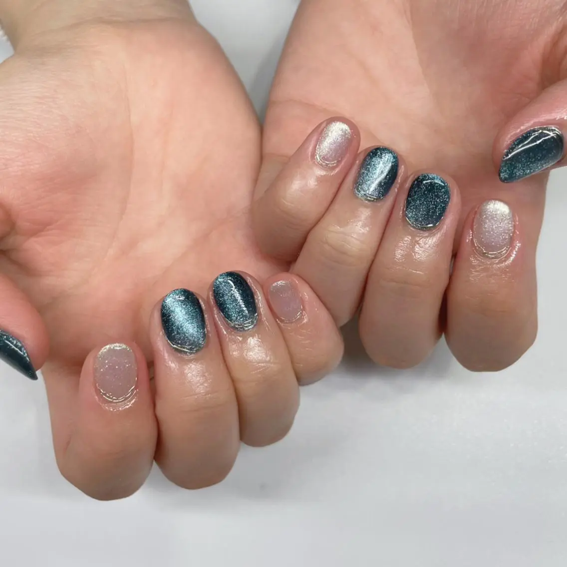 ネイル ジェルネイル グラデーション 持ち込み ニュアンスネイル オフィスネイル Lety maoのネイルデザイン
