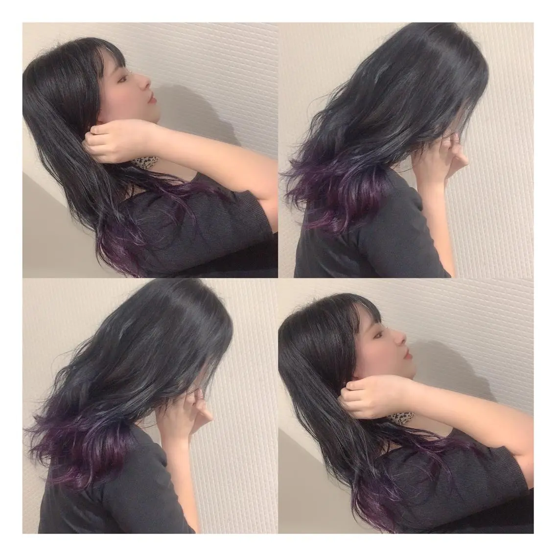 セミロング カラー ba-boo 広島のヘアスタイル