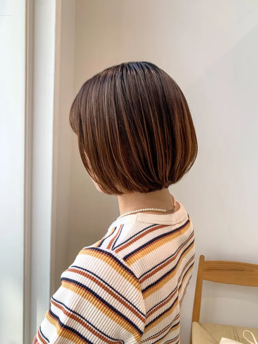 ショート カラー ヘアアレンジ カット トリートメント yuka .のヘアスタイル