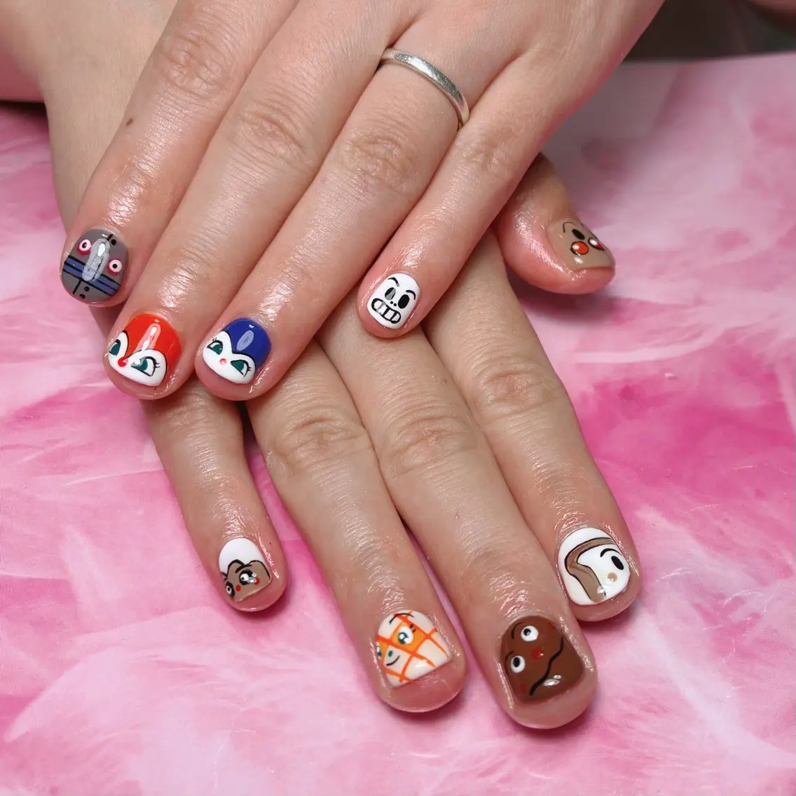 ショート ハンドネイル hs nail salonのネイルデザイン