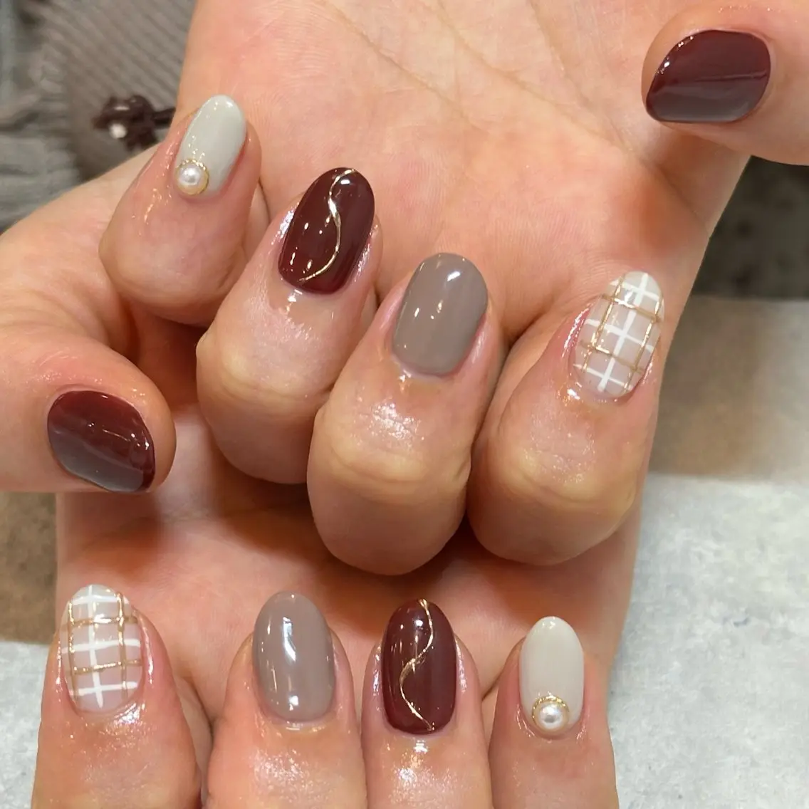 ネイル ハンドネイル ひらい さなのネイルデザイン