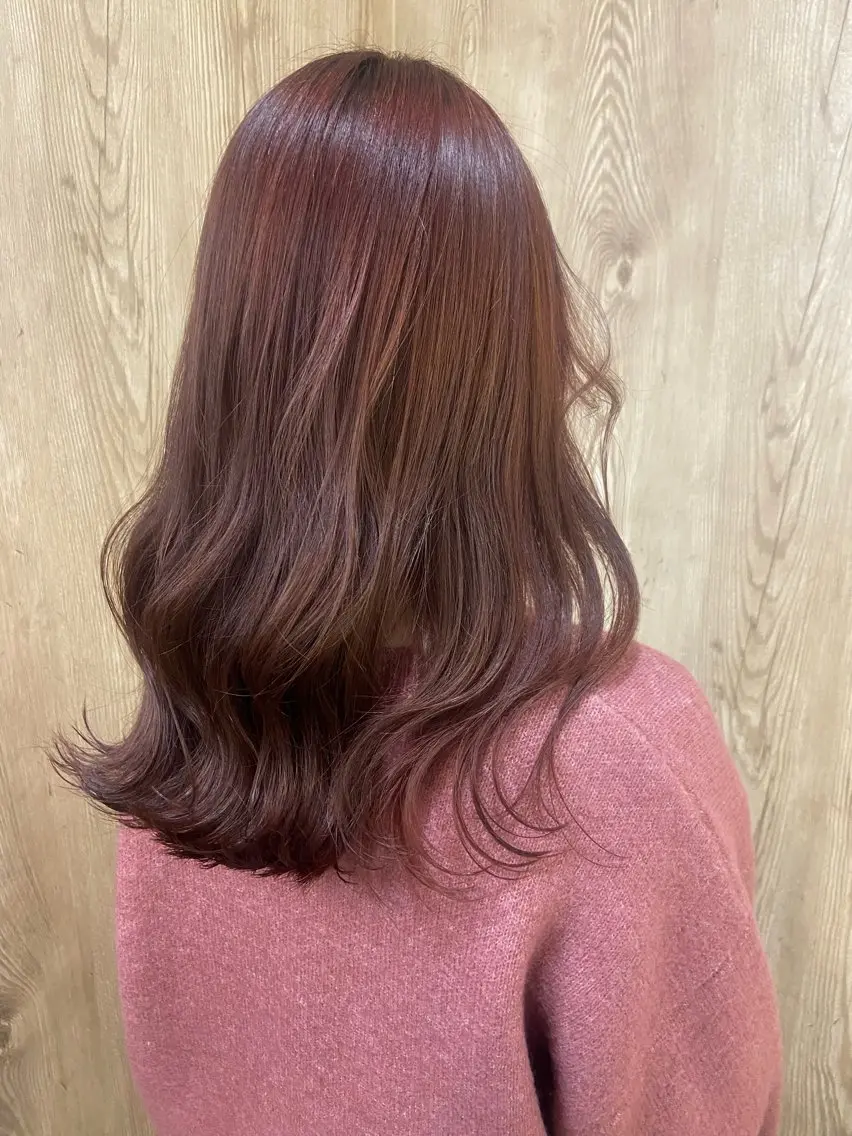 セミロング カット ヘアカラー トリートメント TELA HAIR 南柏店のヘアスタイル
