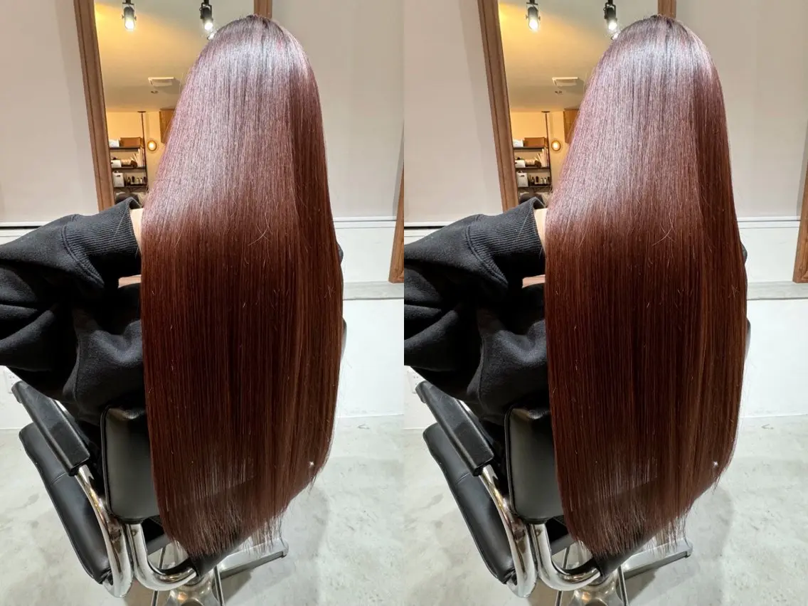 ロング カラー (h)wim ウィムのヘアスタイル