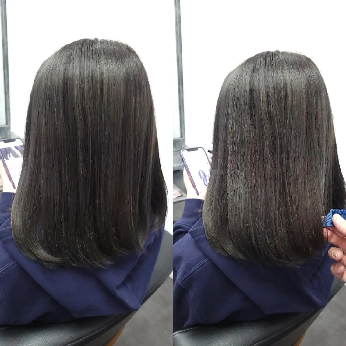 ミディアム ヘアカラー トリートメント 平田 広大のヘアスタイル