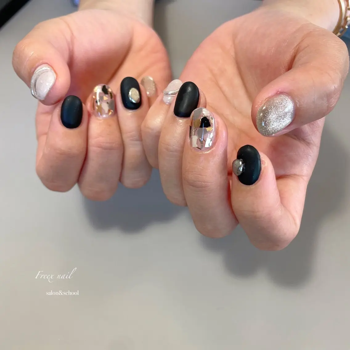 ネイル マットネイル ハンドネイル ハンドケア freex nail /ニュアンス/個性派のネイルデザイン