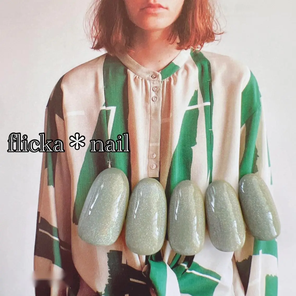 ネイル グラデーション マグネットネイル ハンドネイル flicka* nailのネイルデザイン